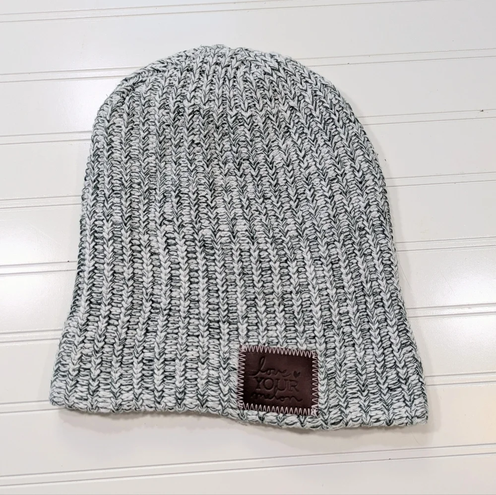 Love Your Melon Gray Cotton Winter Hat